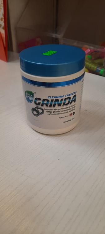 ظرف قرص های تمیز کننده تیغه آسیاب قهوه برند گریندا