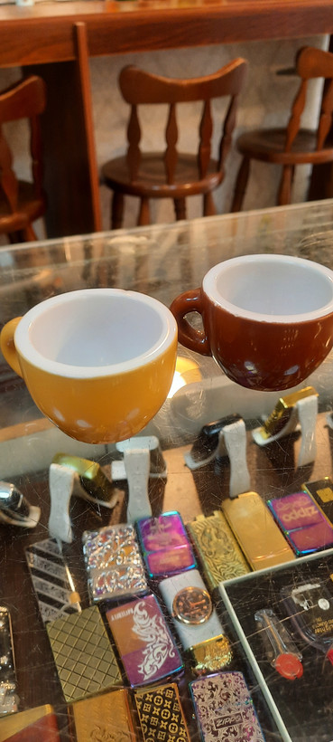 فنجان اسپرسو دو رنگ