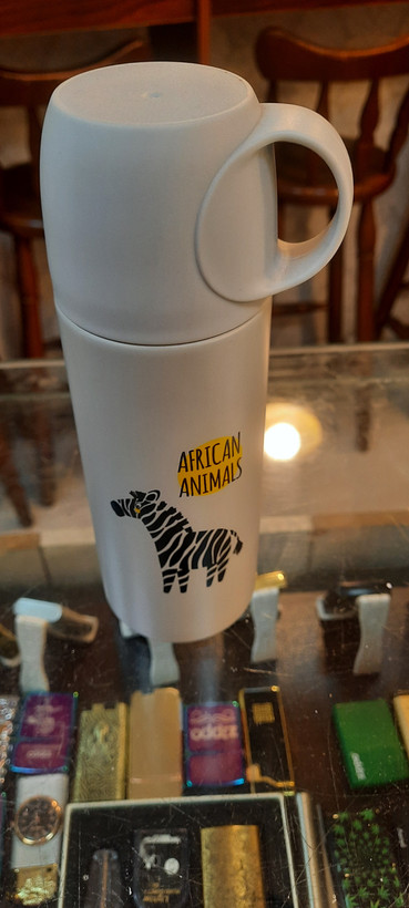 فلاسک استیل کودک طرح گورخر African Animals
